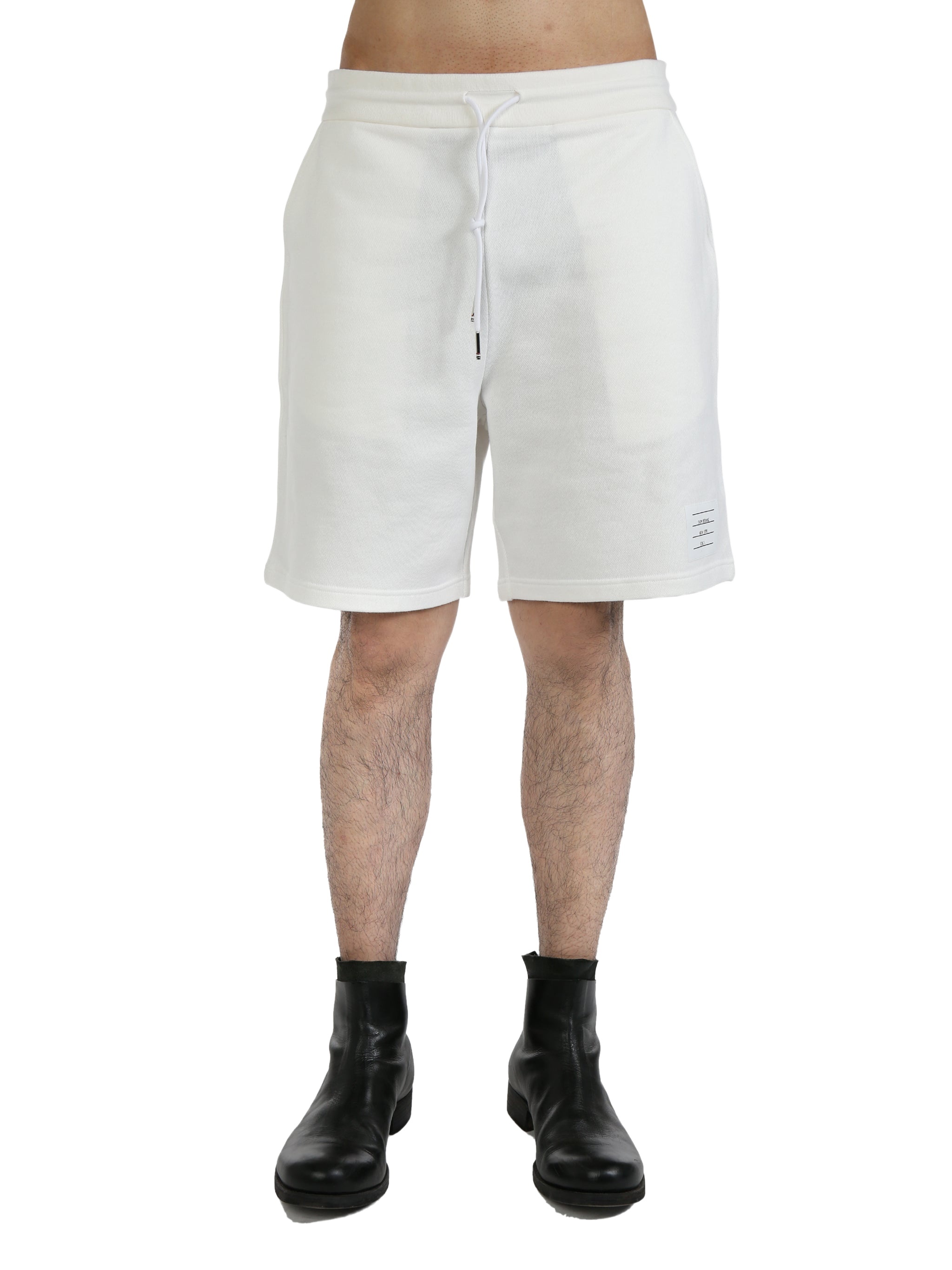 Thom Browne Drawstring-fastening Shorts In White
