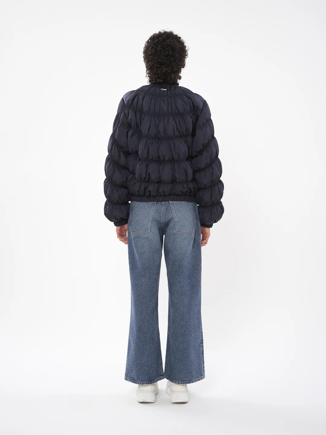 CHLOÉ RUCHED PUFFER DOWN JACKET