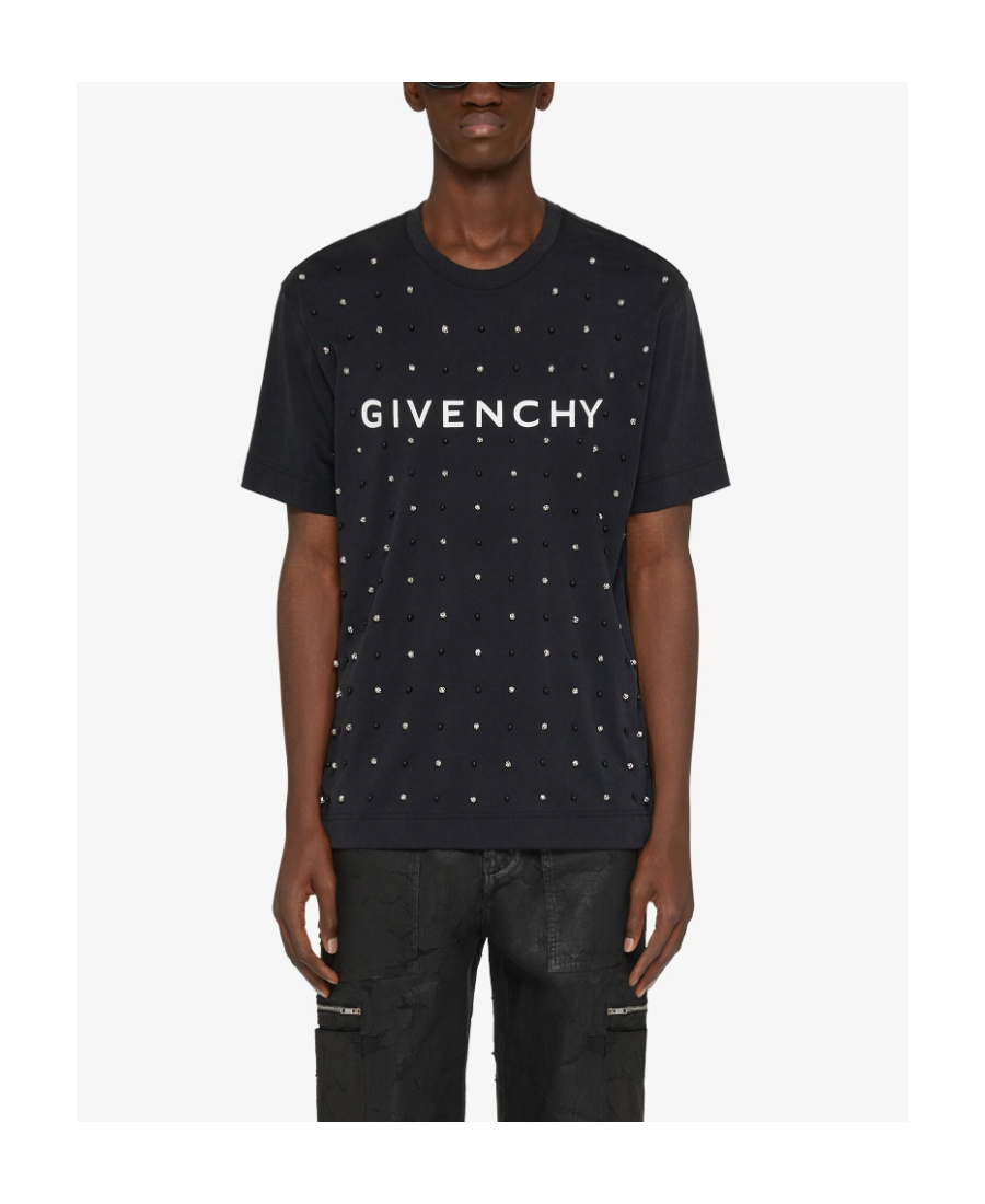 Givenchy Short-sleeved T-shirt With Round Neck In Black