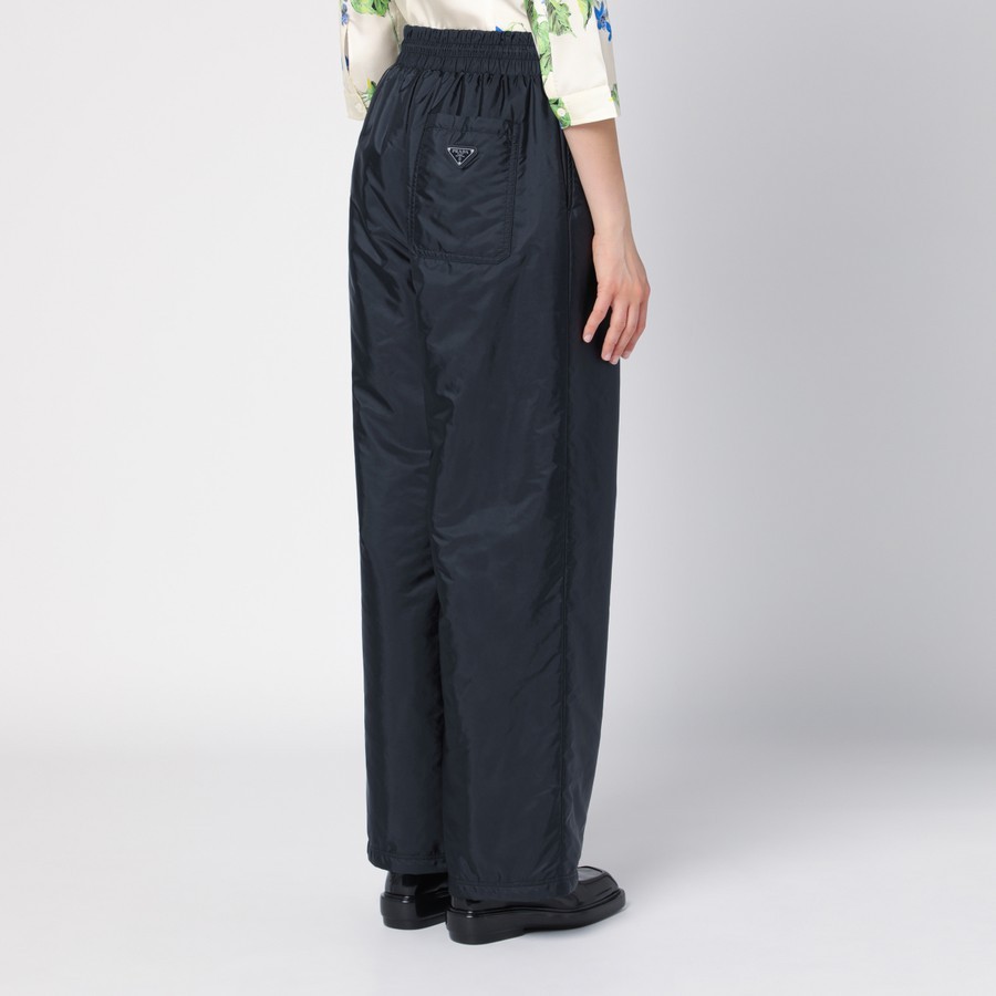 Shop Prada Lightweight Re-nylon Pants In Blue
