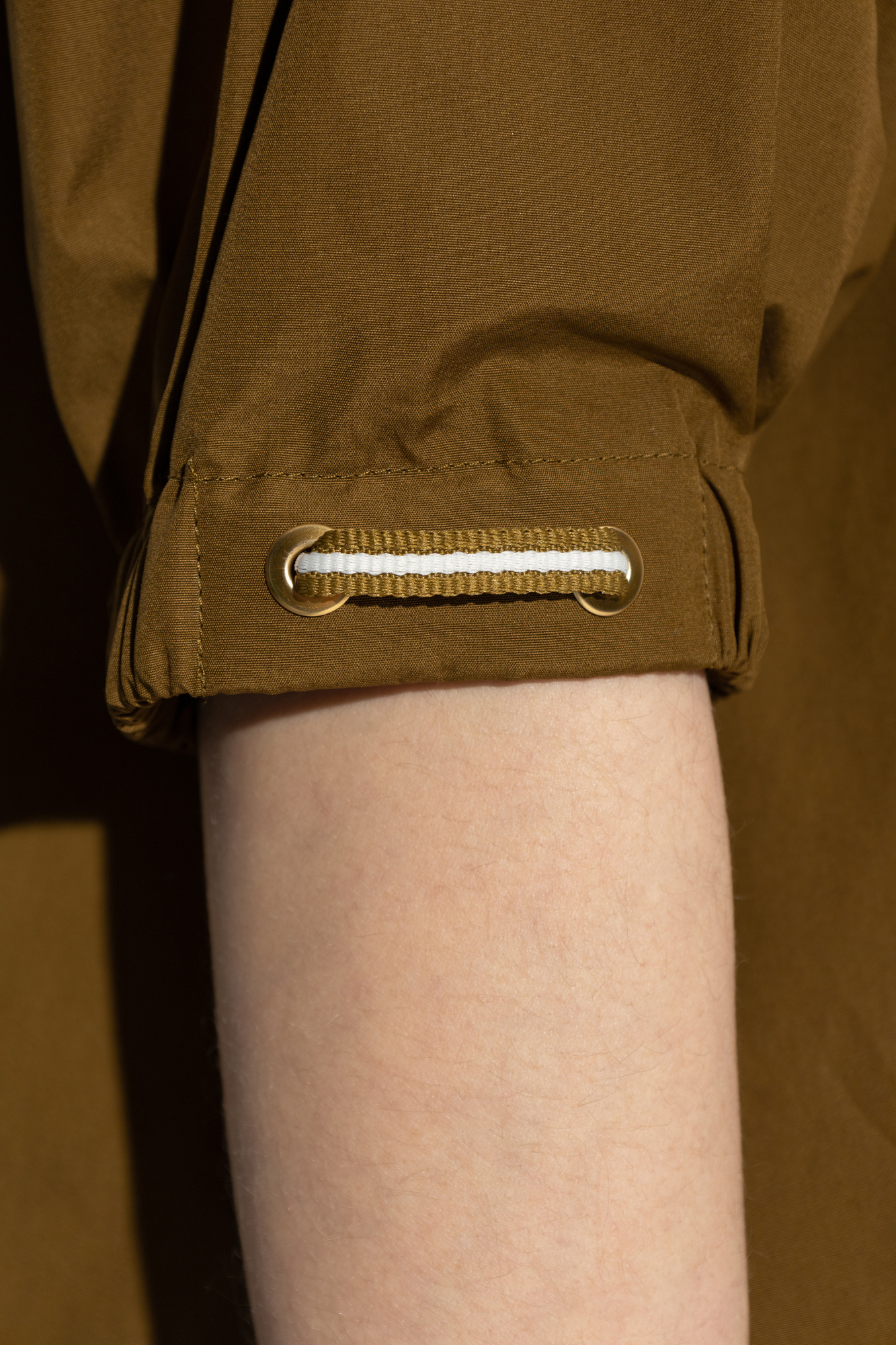 Max Mara Lapel Short-sleeved Shirt In Brown