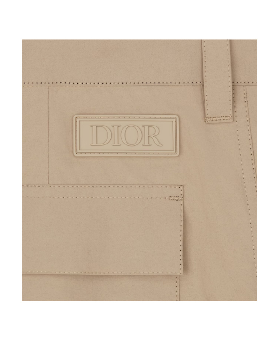 Dior Blended Overalls Casual Pants In Nude