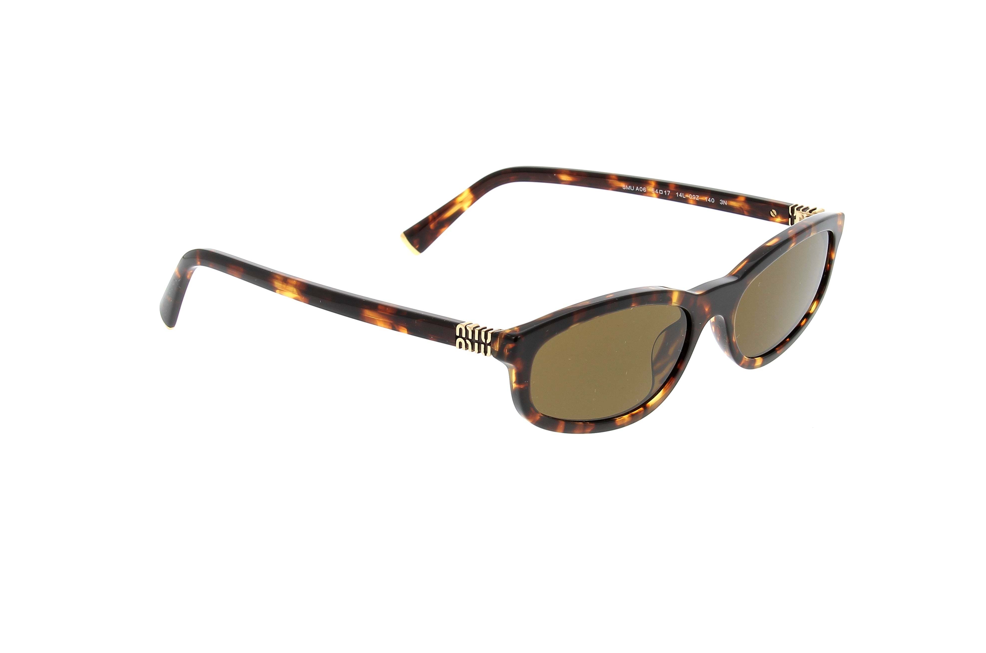 Miu Miu Eyewear Cat-eye Sunglasses In Green