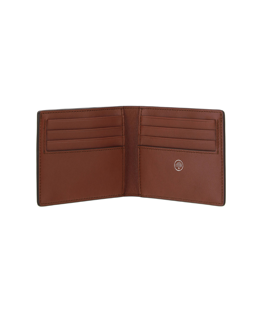 MULBERRY PEBBLED-EFFECT BIFOLD WALLET 