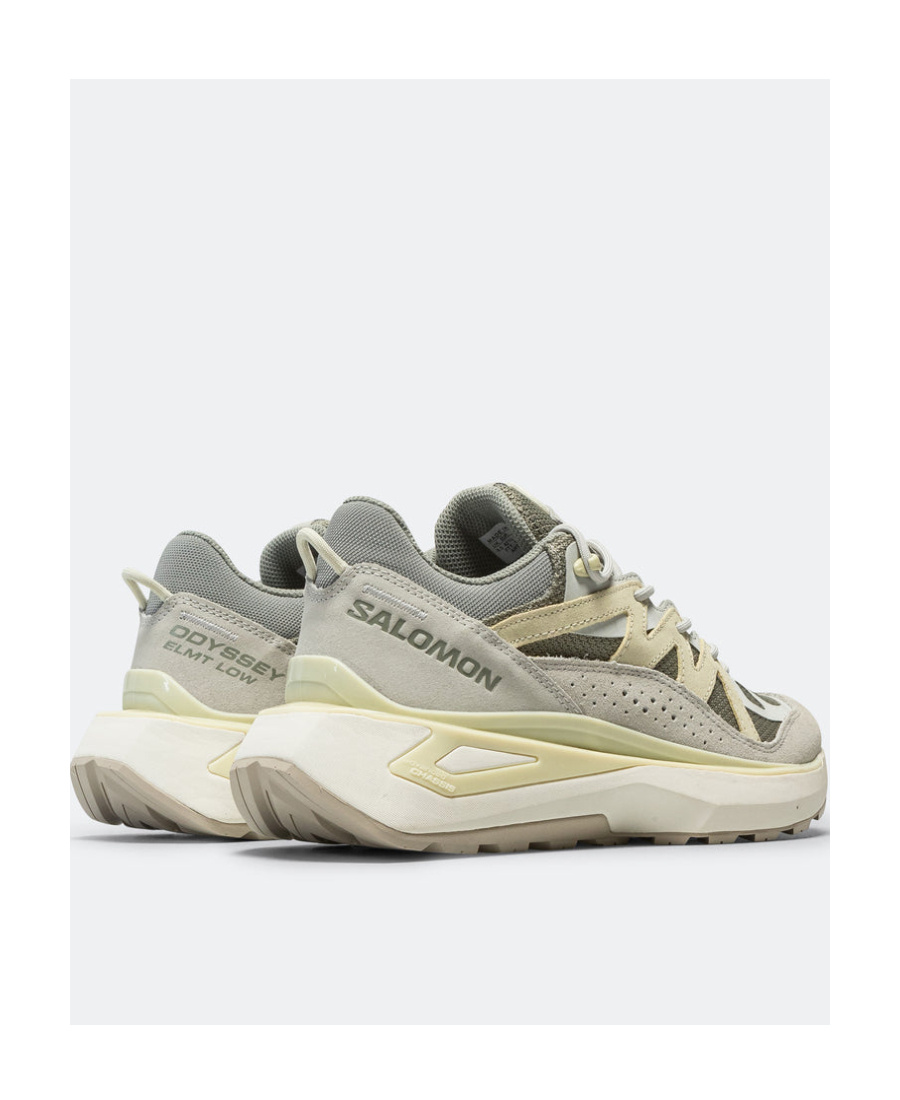Salomon Odyssey Elmt Round Toe Sneakers In Nude