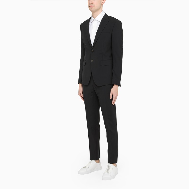Dsquared2 Single-breasted Two-piece Suit In Black