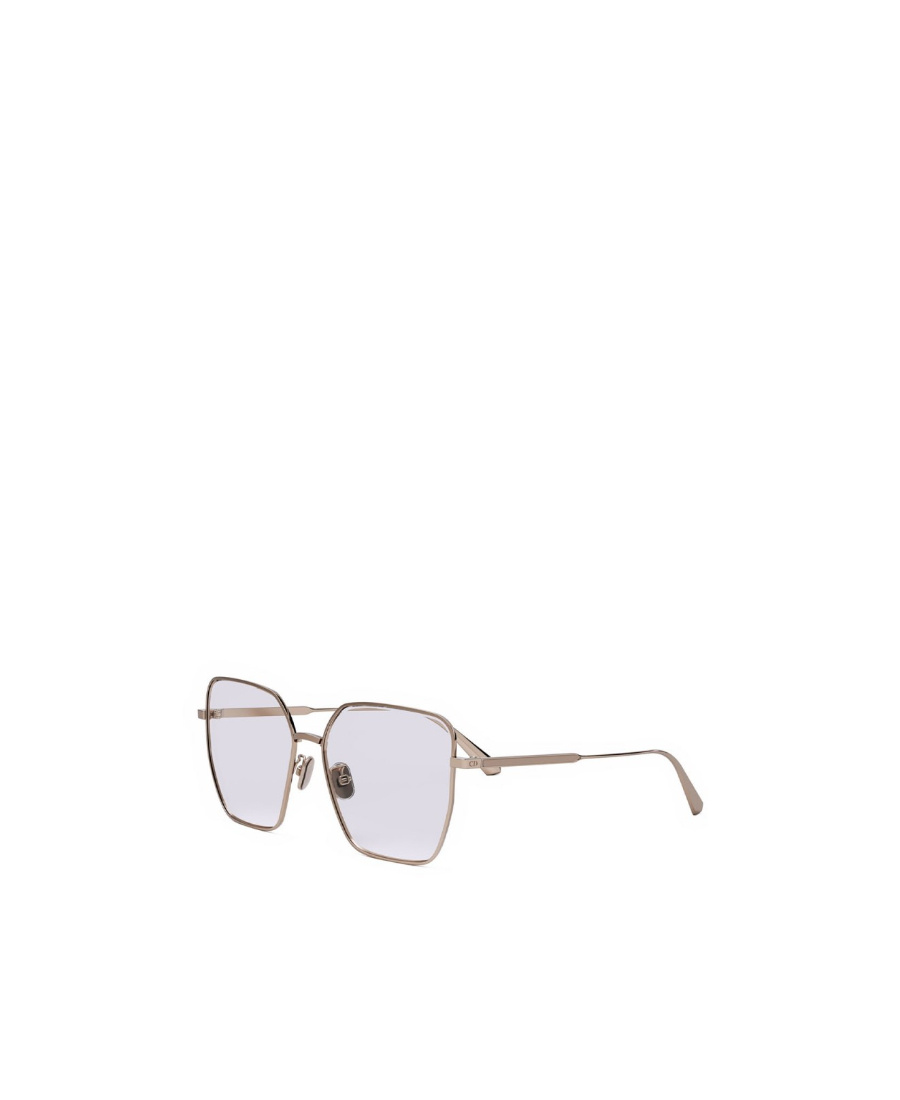 Dior Eyewear Butterfly Frame Glasses In Gray