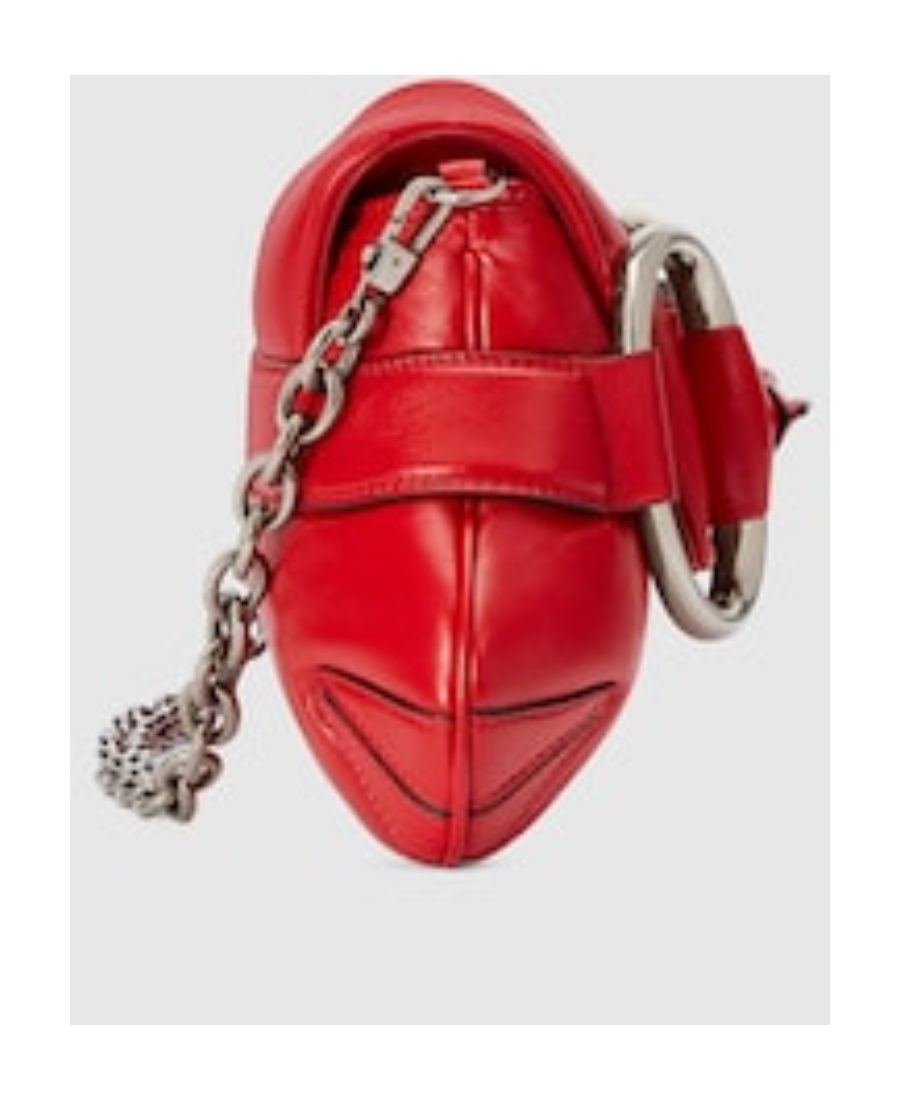 Gucci Medium Horsebit Chain Quilted Bag In Red