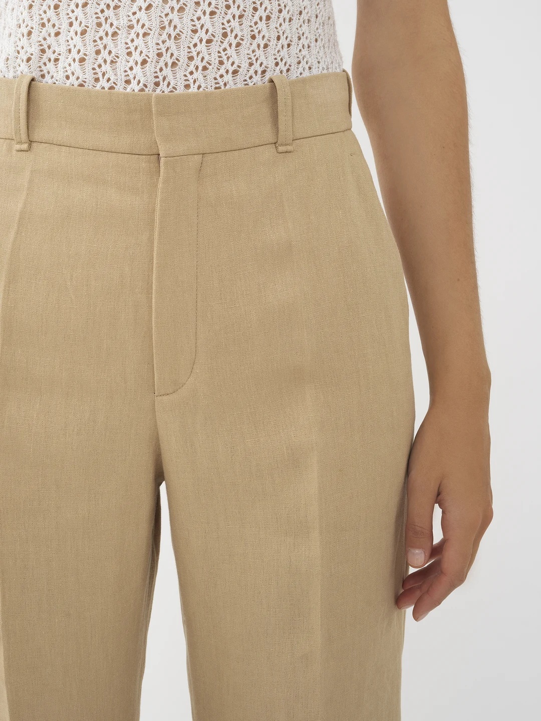 CHLOÉ HIGH-WAIST WIDE-LEG TROUSERS