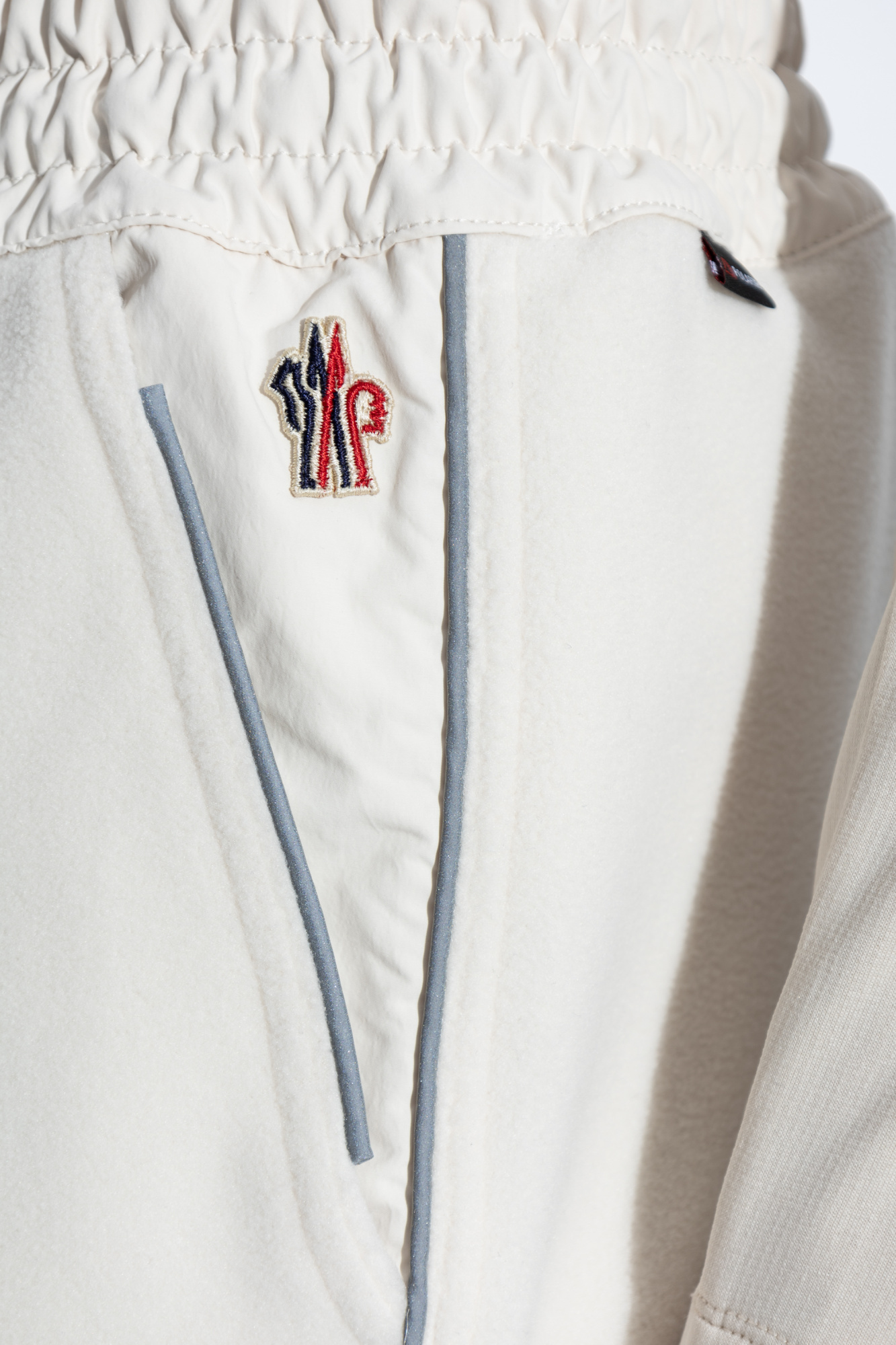 Moncler Apres Ski Panelled Drawstring Trousers In Nude