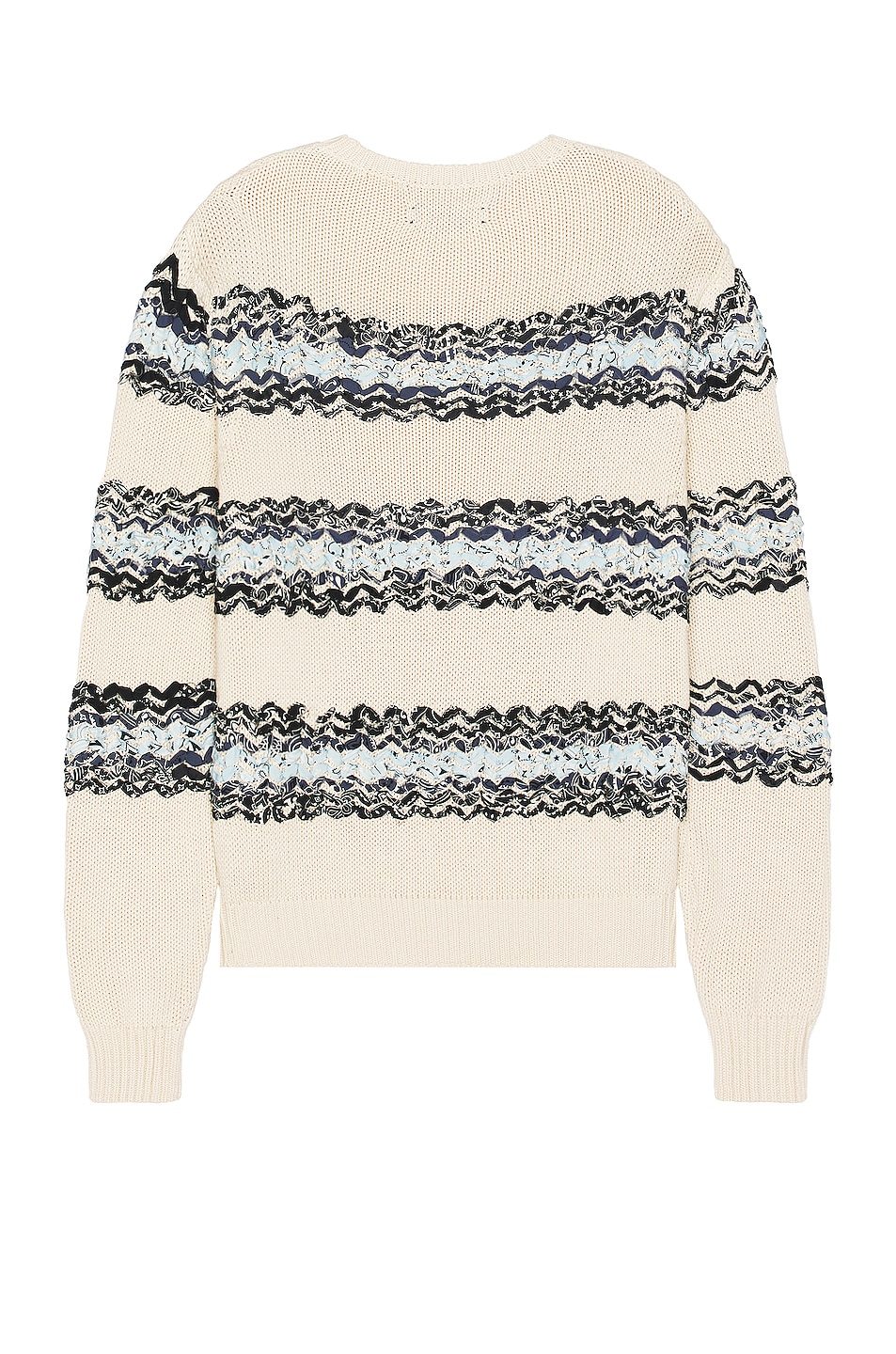 Amiri Logo Long-sleeved Sweater In White