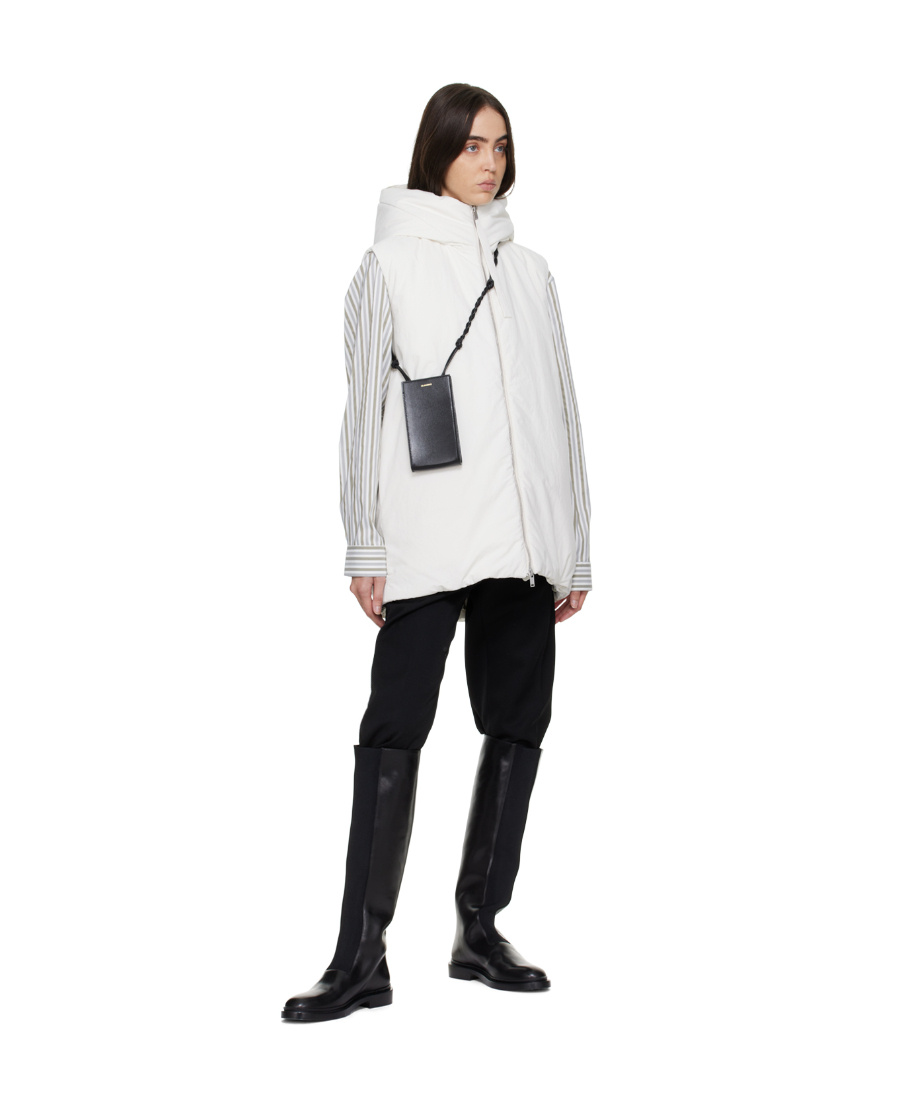 Jil Sander Knee-high Leather Boots In Black
