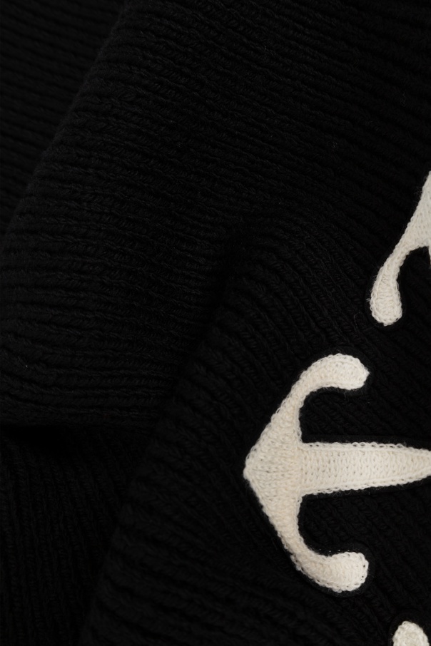 Off-white Arrow Scarf In Black