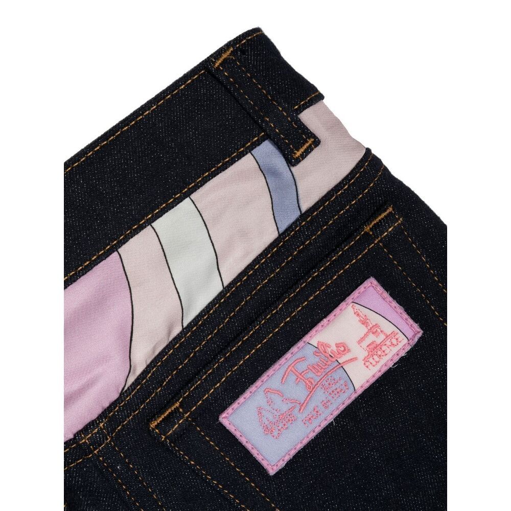 Emilio Pucci Belt-loop Jeans In Black