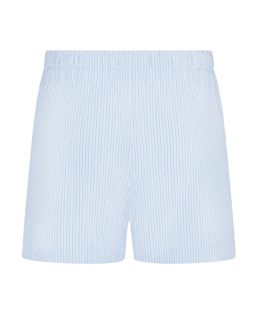 Dior Logo Striped Pajamas In Blue