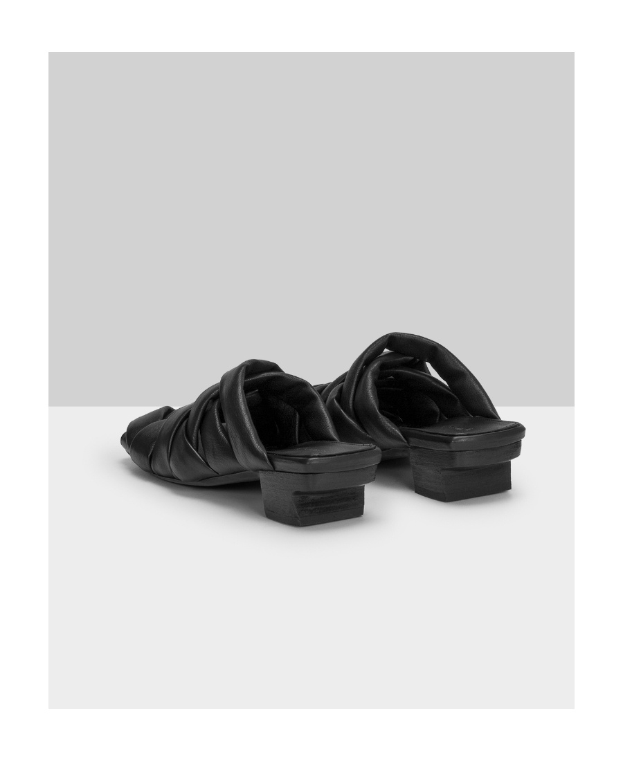 Marsèll Square Toe 40mm Sandals In Black