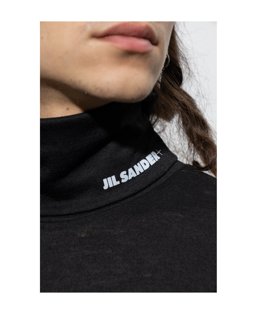 JIL SANDER JIL SANDER LONG-SLEEVED LOGO-PRINTED JUMPER