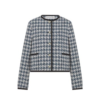 Dior Long-sleeved Casual Jacket In Gray