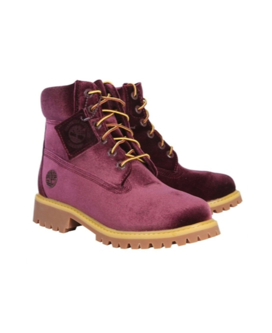 Timberland Straps And Ankle Boots In Red