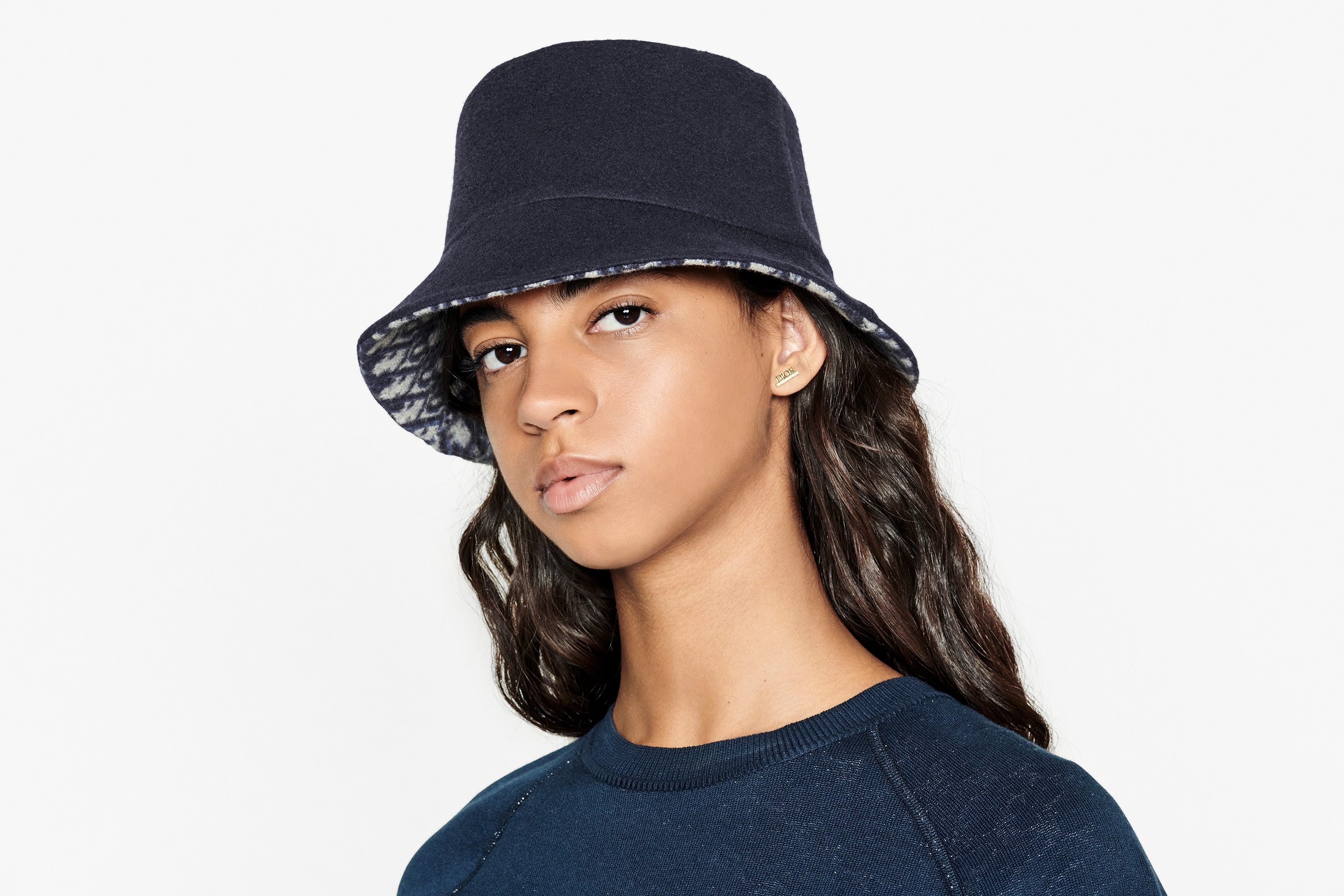Dior Reversible  Chic Small Brim Bucket Hat
