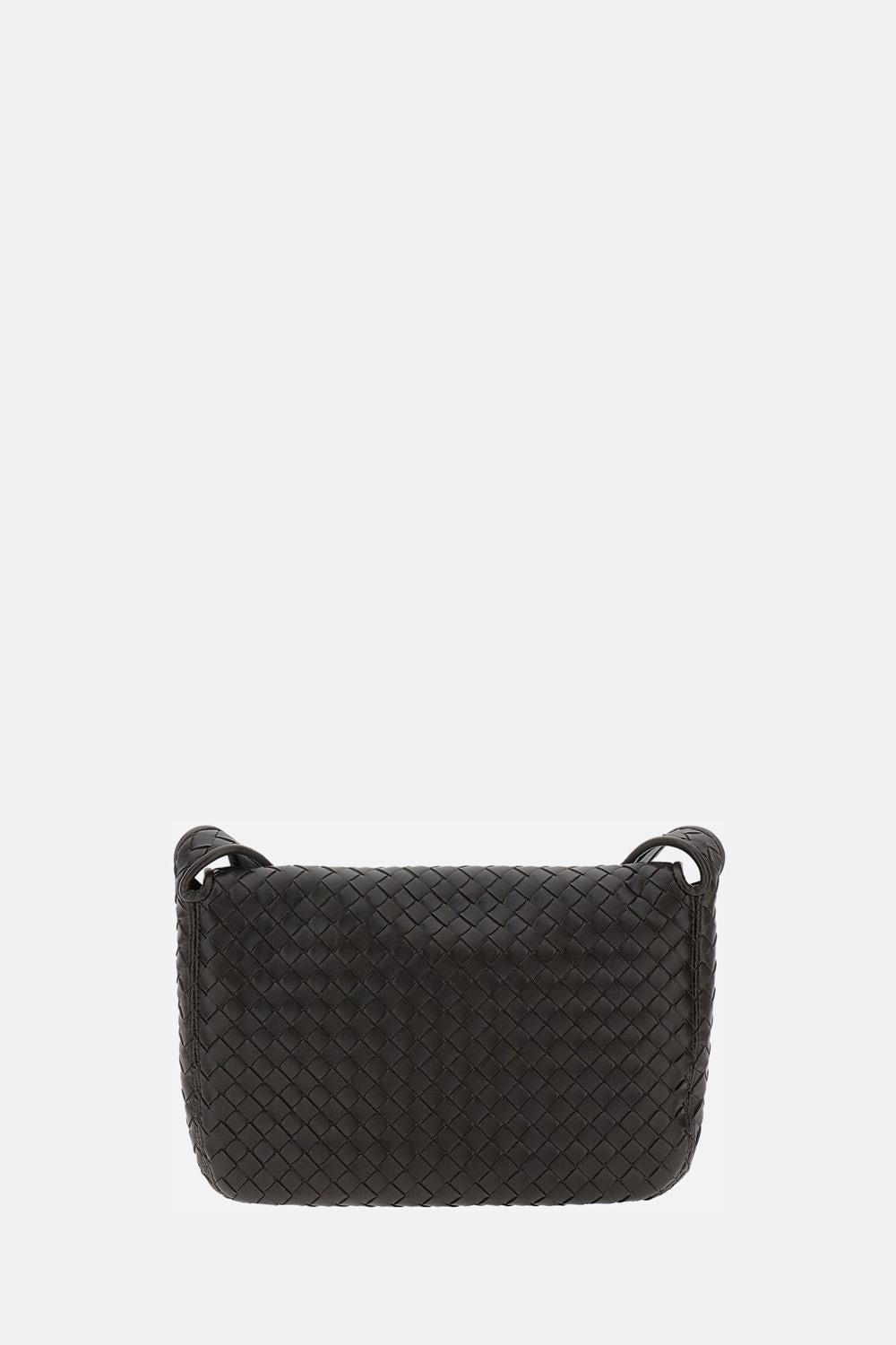 Bottega Veneta Flap Shoulder Bag In Burgundy
