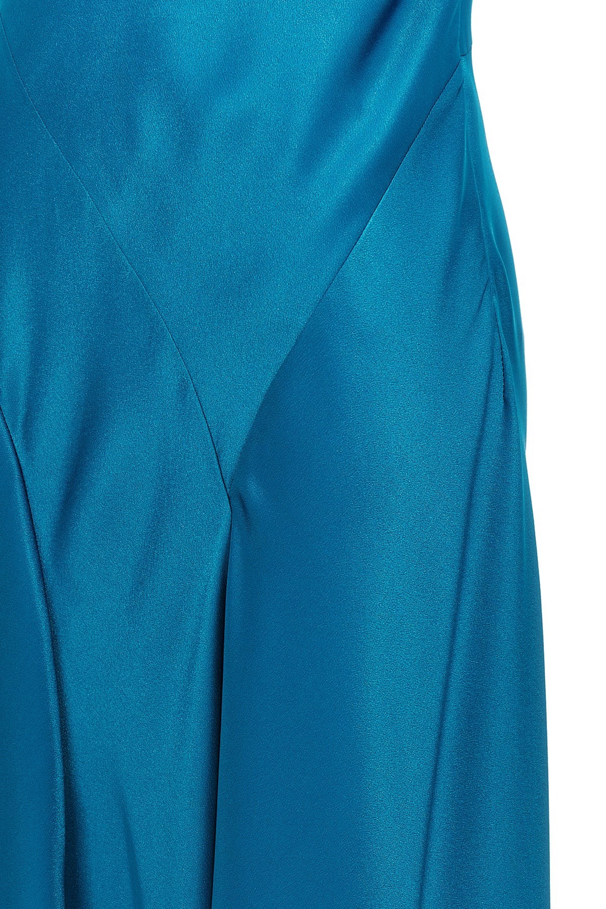 Alberta Ferretti Blue Dress With Cut-out Detail On The Back In Blue