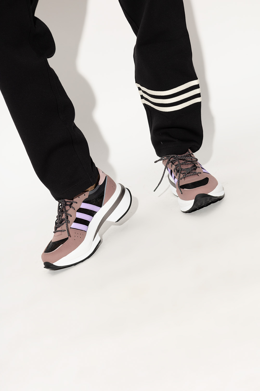 Adidas Originals Low-top Overzised Sole Trainers In White