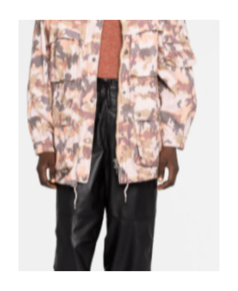 Isabel Marant Elize Camouflage-print Cotton Jacket In Multi