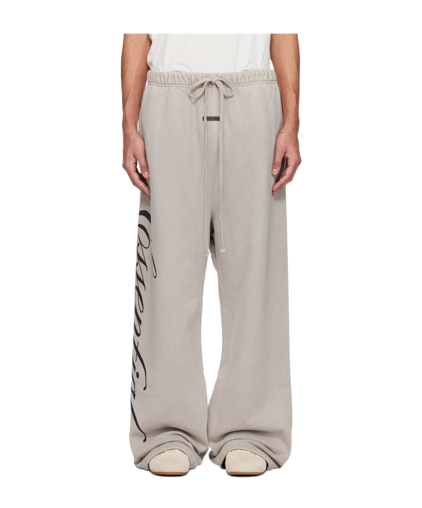 Essentials Heavy Fleece Lounge Sweatpant In Gray