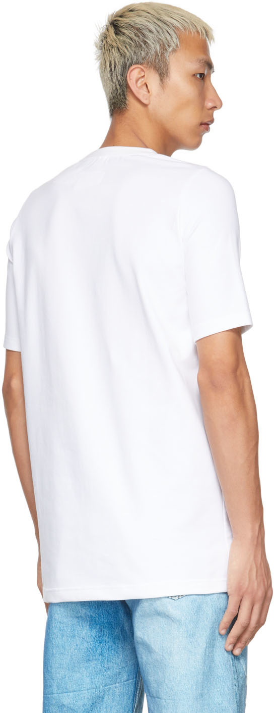 Doublet T-shirt With Round Neck And Short Sleeves In White