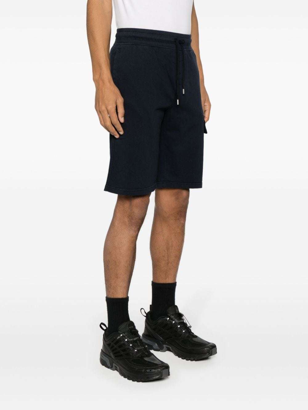 C.p. Company C.p.company Light Fleece Lens Shorts In Multi