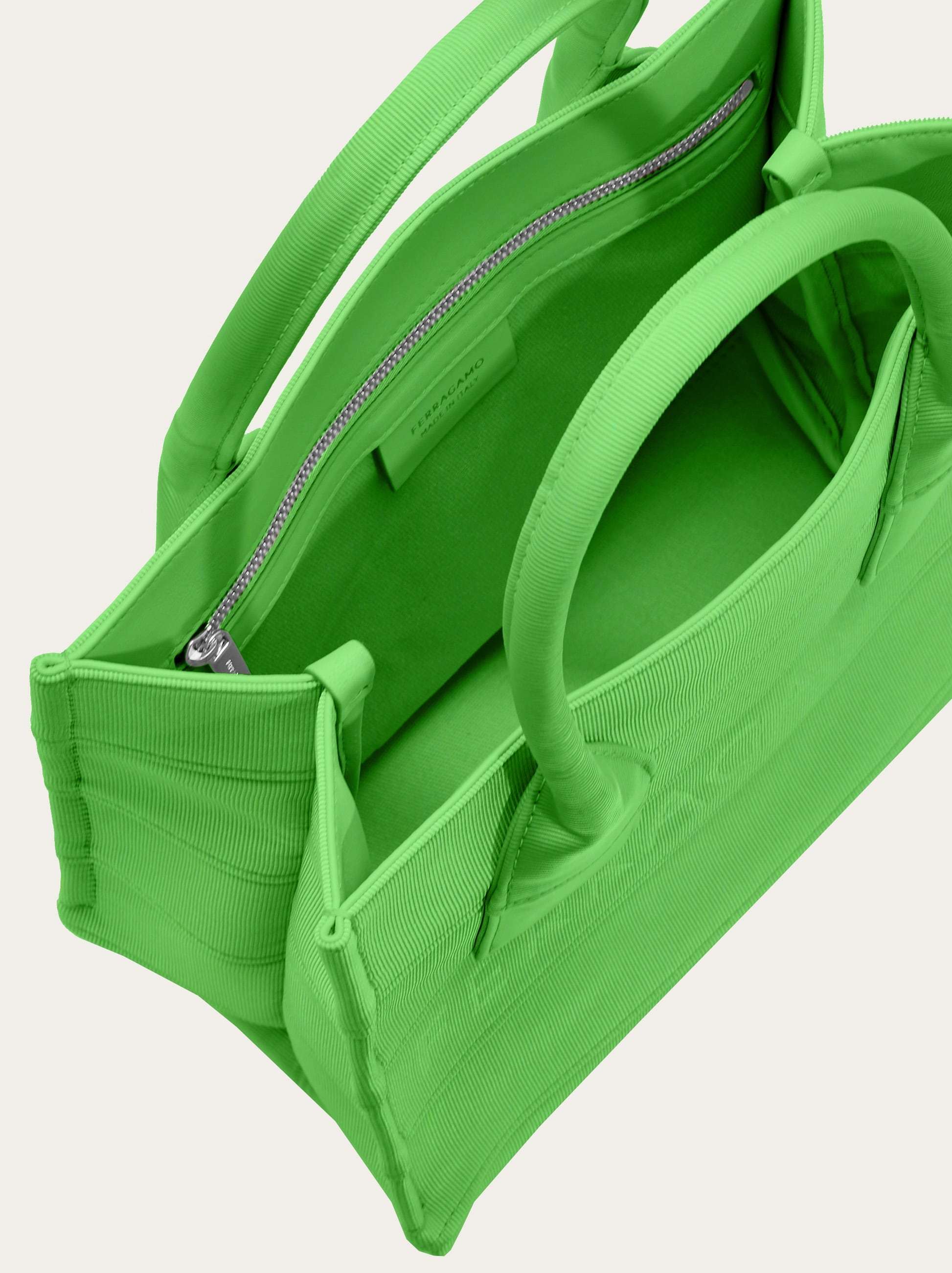 Shop Ferragamo Logo Shoulder Bag In Green