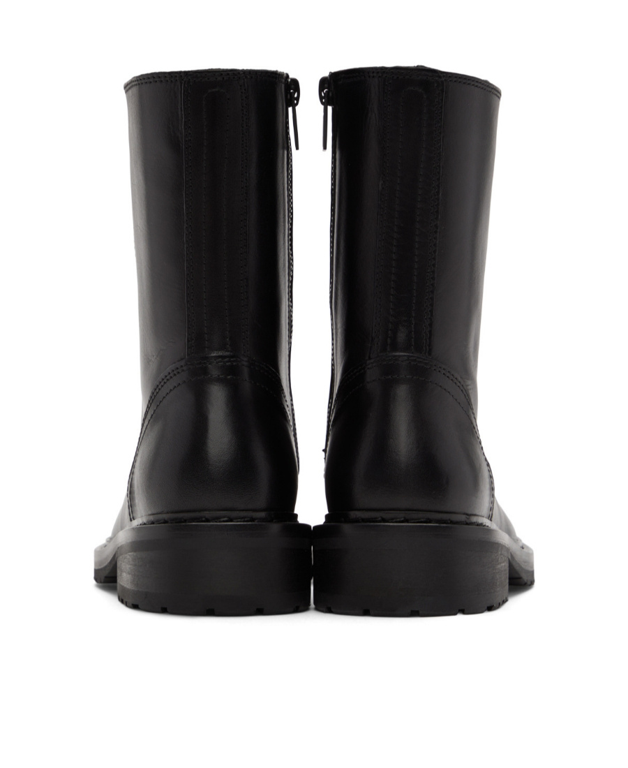 Ann Demeulemeester Danny Lace-up Ankle Boots In Black