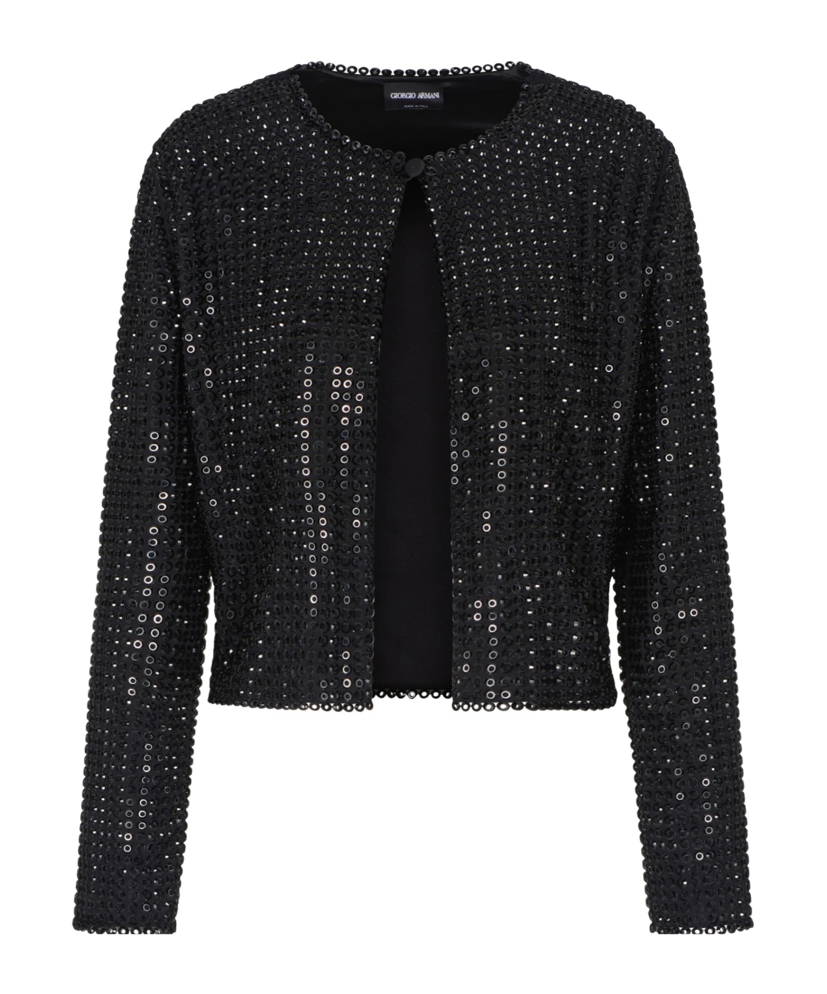 Giorgio Armani Long Sleeve Shirt In Black
