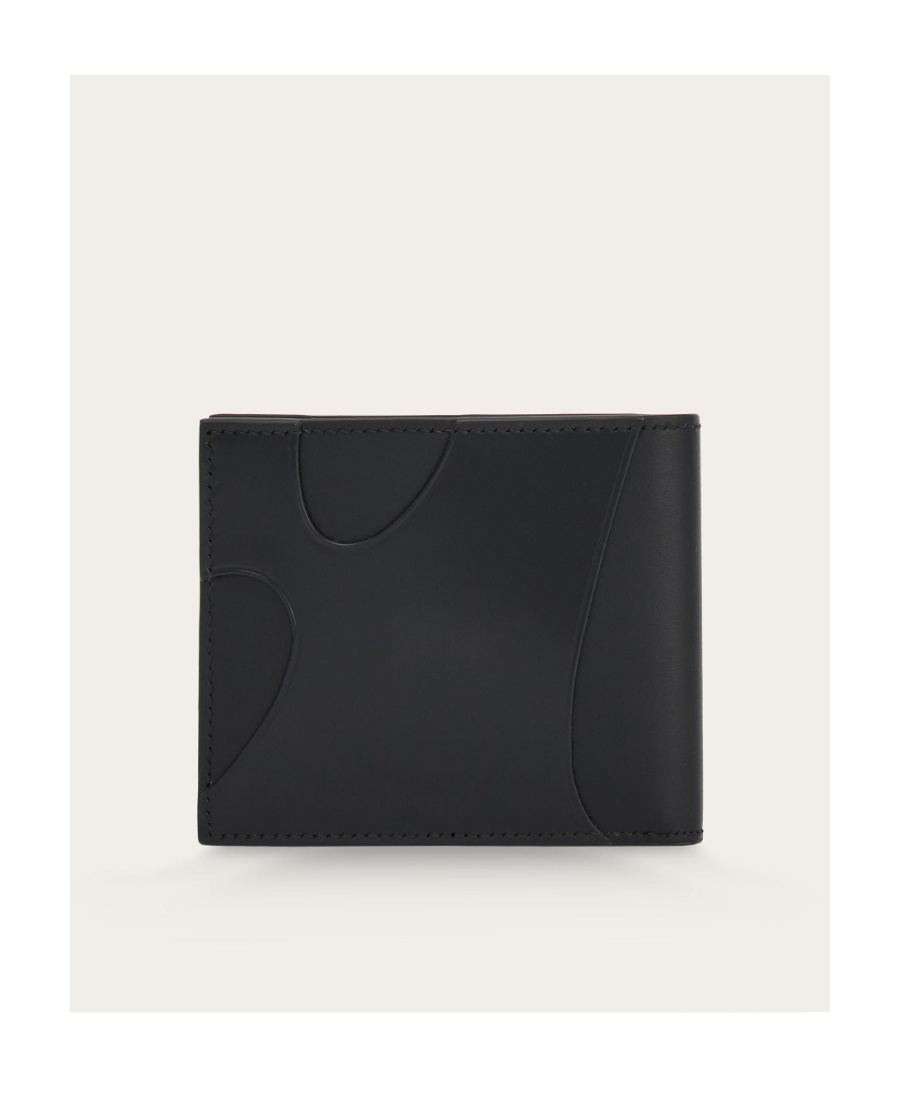 Ferragamo Hollowed-out Wallet In Black