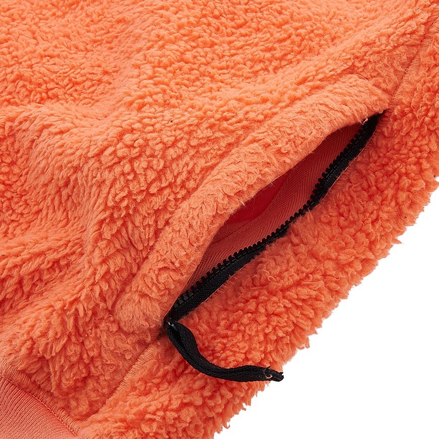 Stone Island Cotton Sweatshirt With Crew Neck And Logo On The Sleeve In Orange