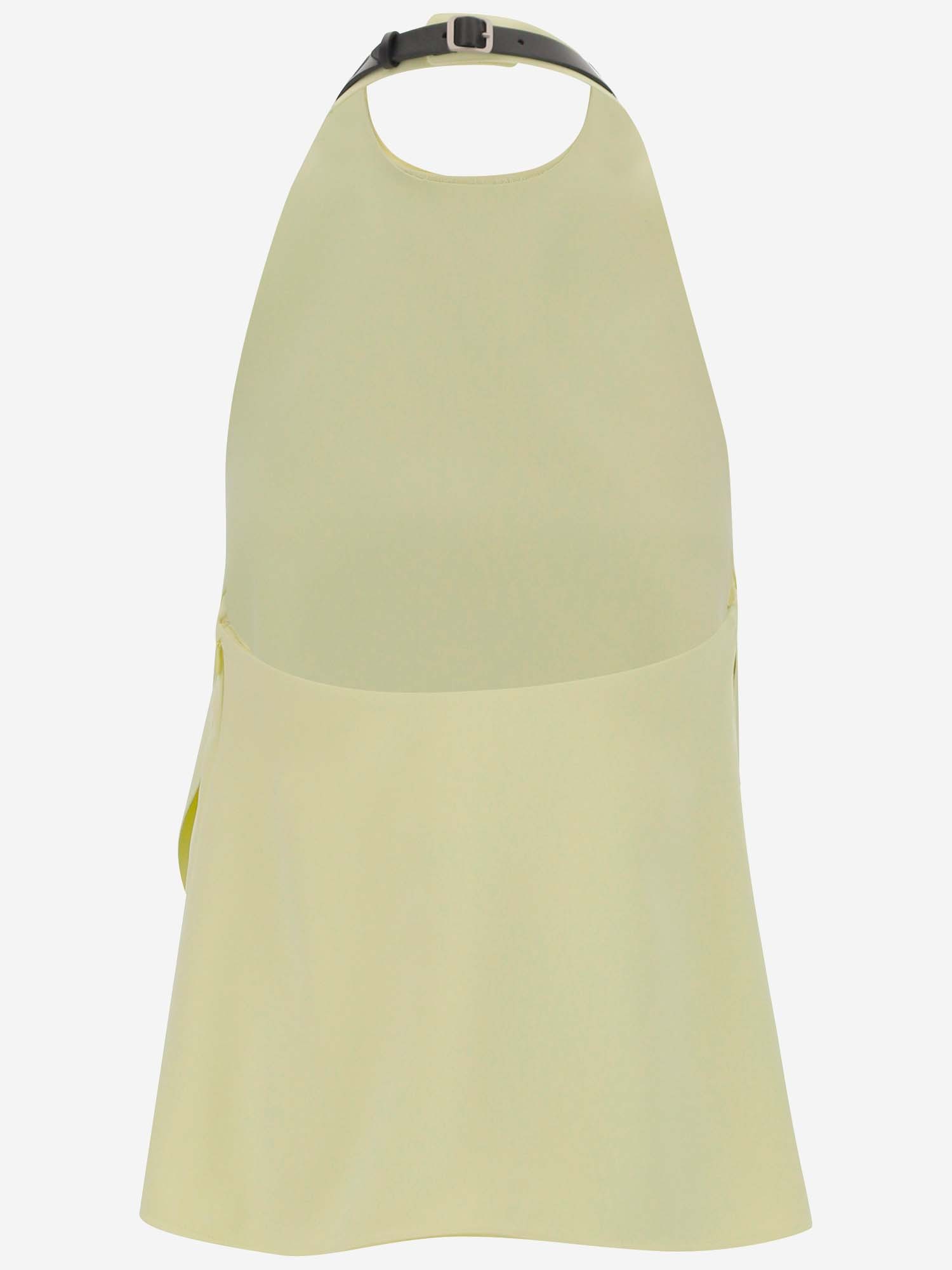 Jil Sander Halterneck Open-back Top In Nude