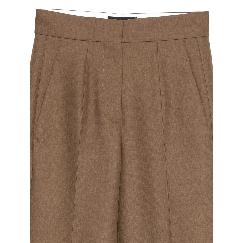 The Seafarer Pleated Pants In Brown
