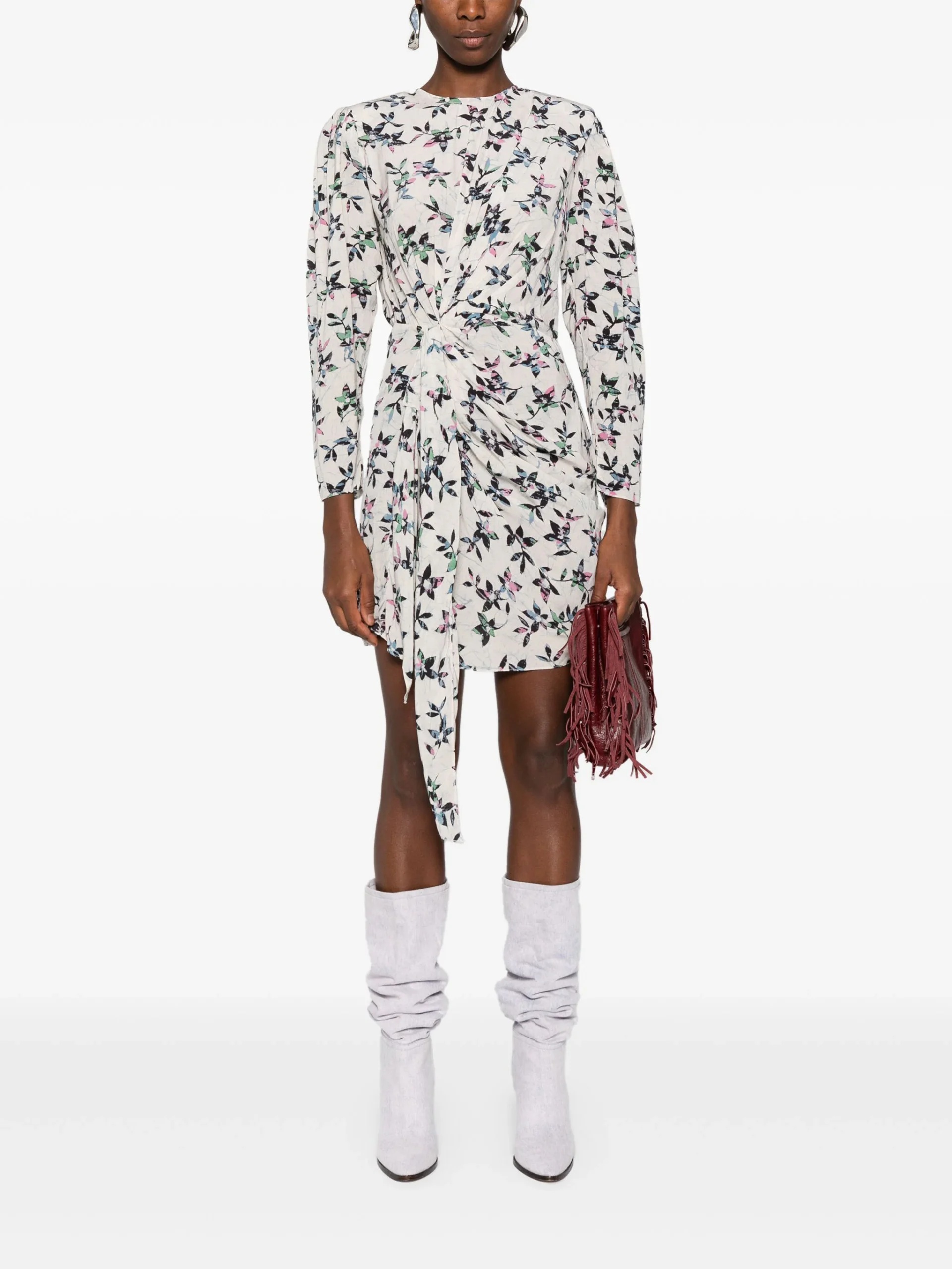Shop Isabel Marant Étoile Dulce Mini Dress In White