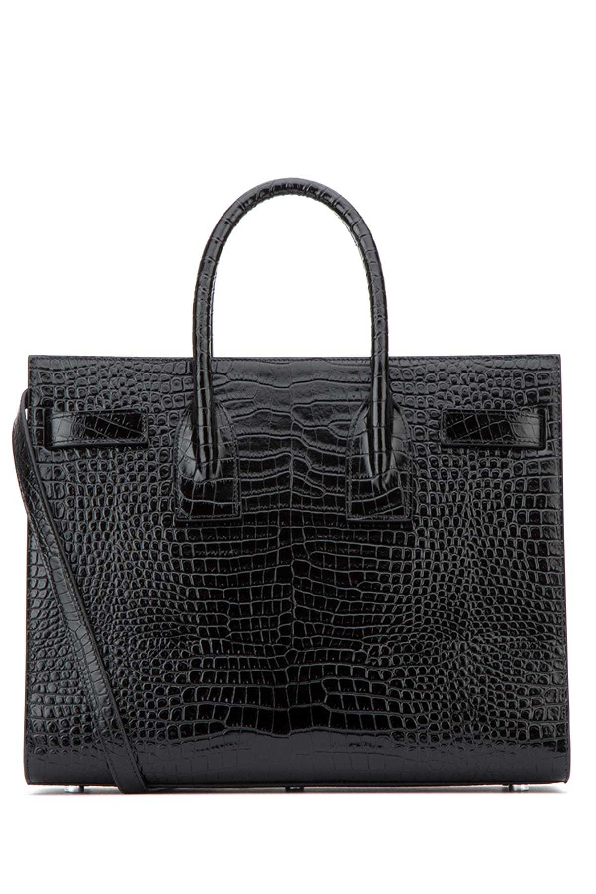 Saint Laurent Small Sac De Jour Tote In Black