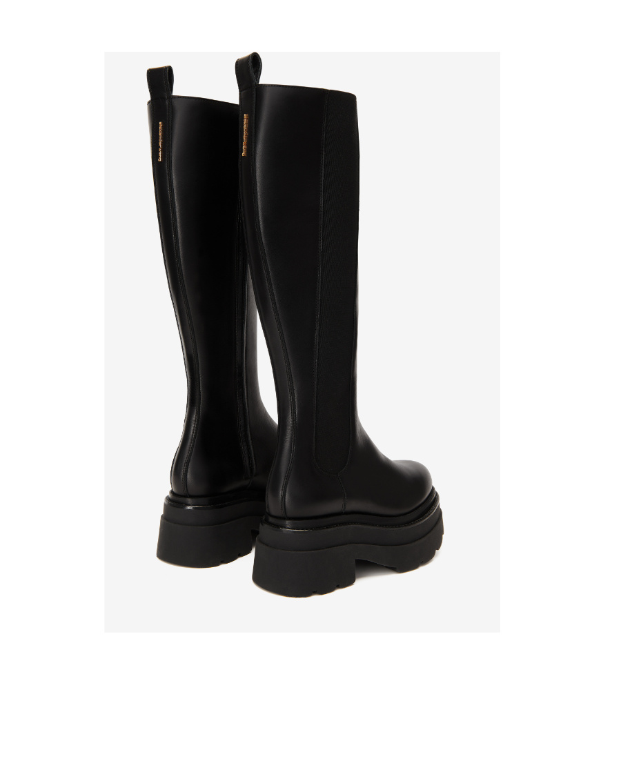 Alexander Wang Carter Platform Knee-high Boots In Black