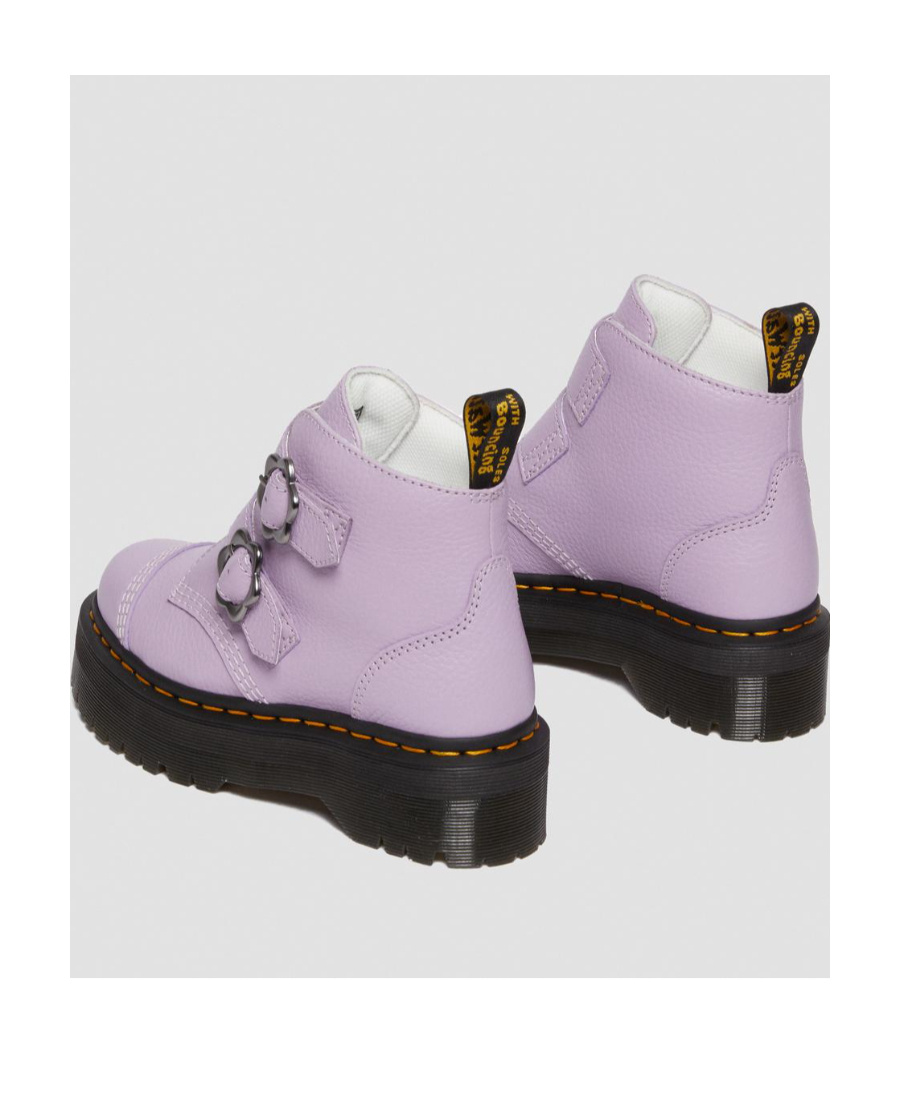 Dr. Martens' Thick-soled Short Boots In Purple