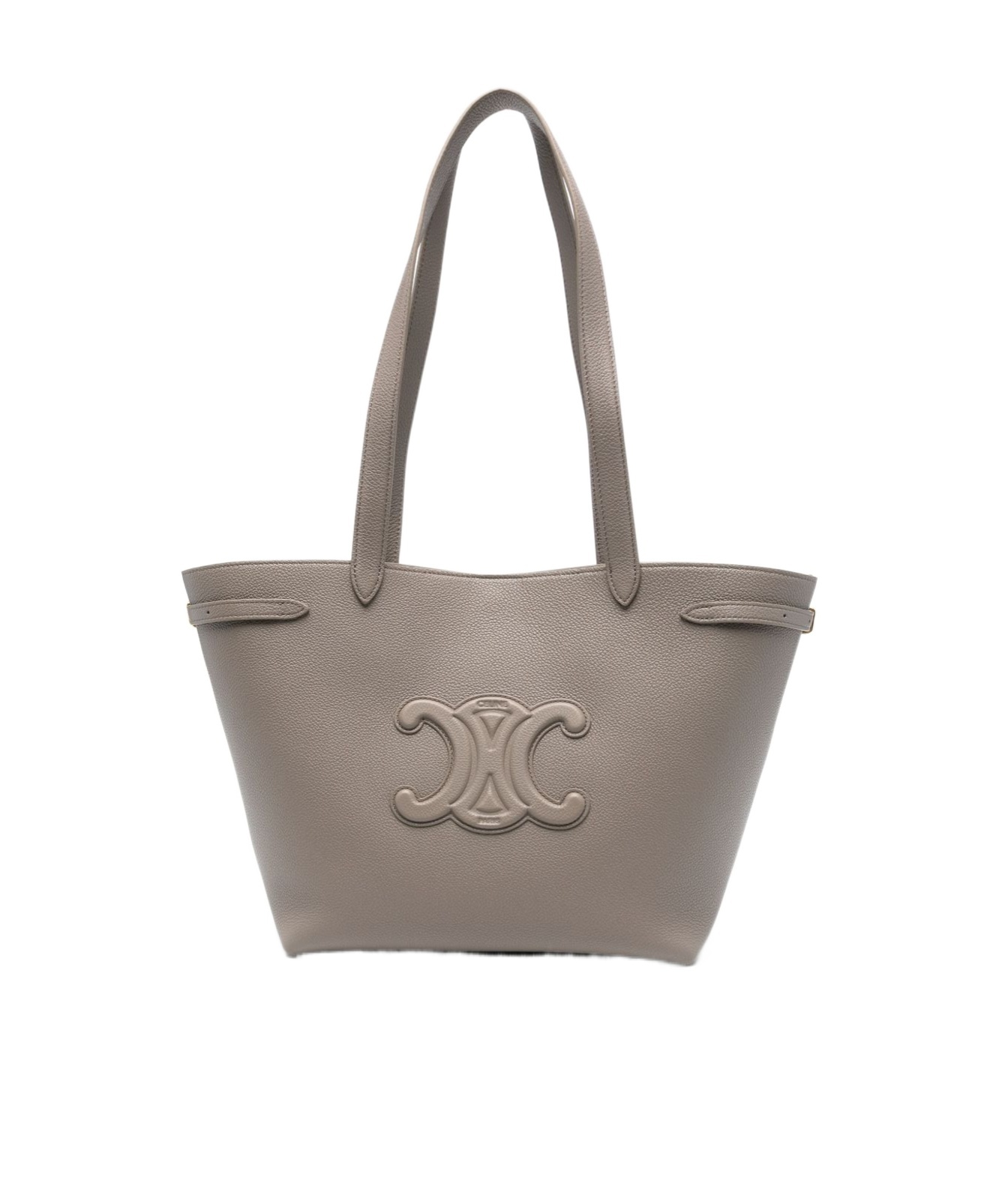 Celine Women Cuir Triomphe Anais Small Borsa Shopping In Gray