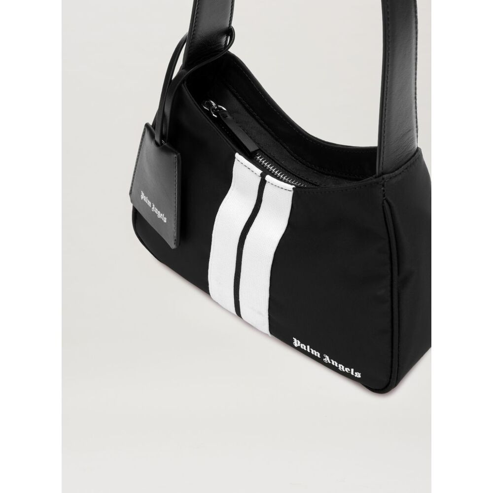 Palm Angels Black Venice Track Bag In Black