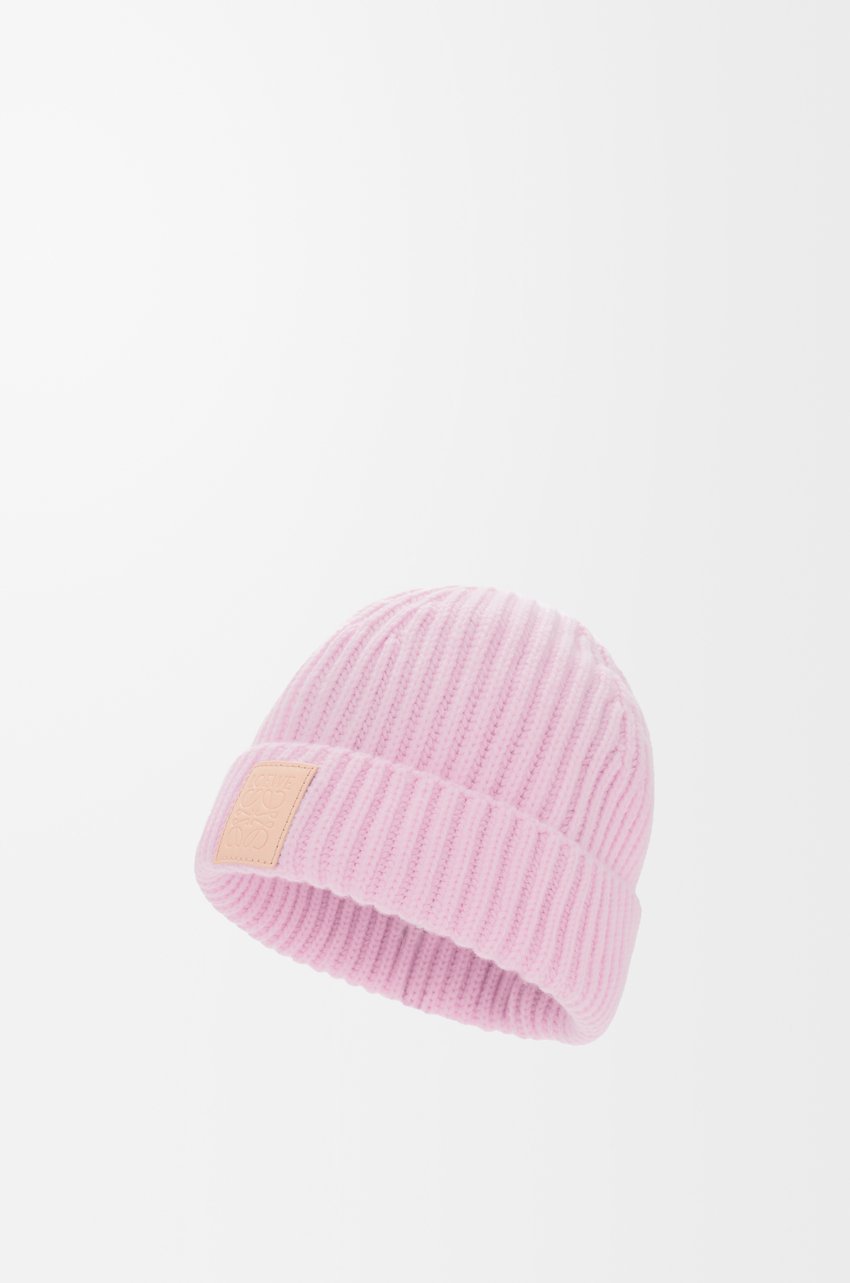 Loewe Cashmere Beanie In Pink