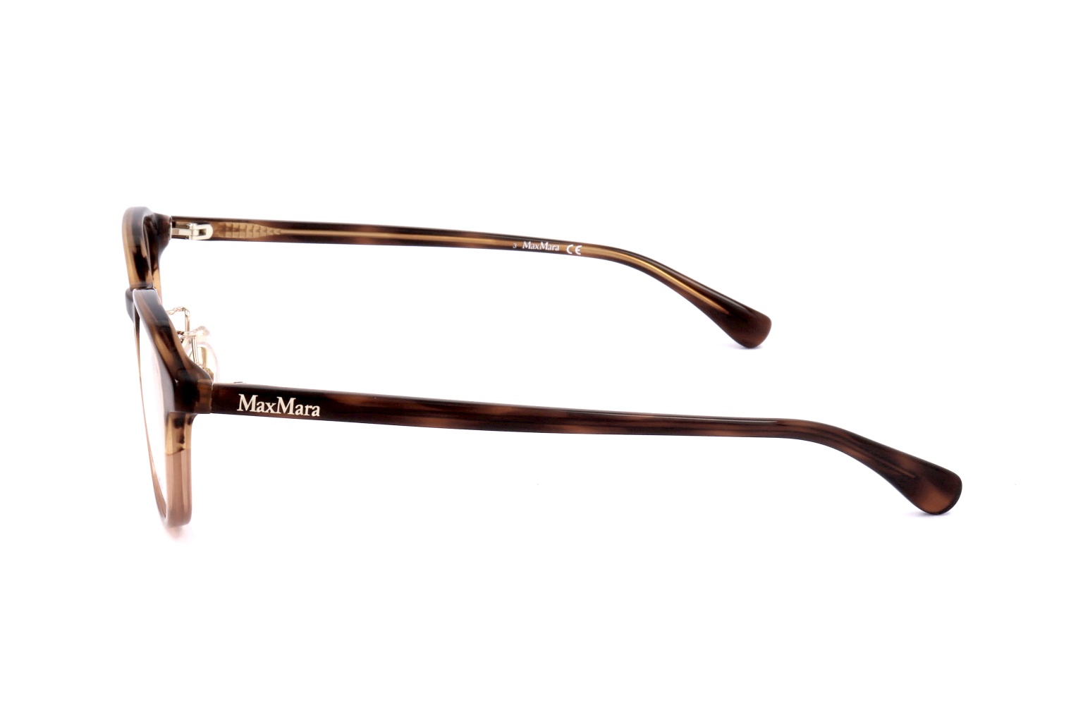 Max Mara Rectangle Frame Glasses In White