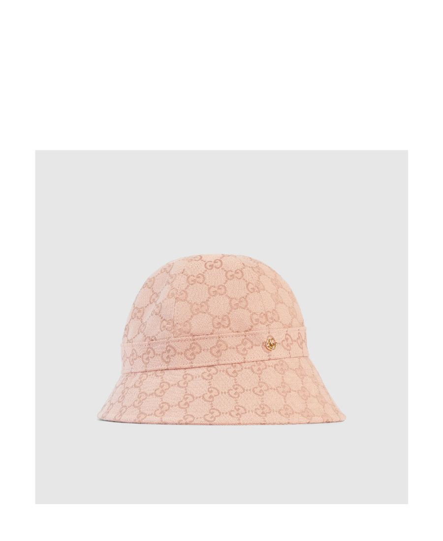 Gucci Gg-canvas Bucket Hat In Nude