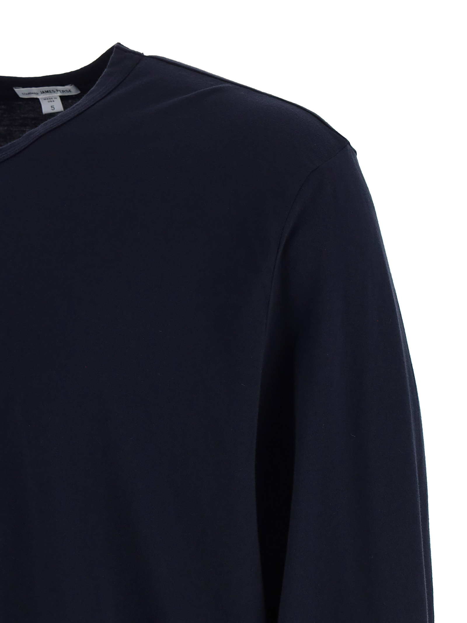 James Perse Round Neck Jumper In Black