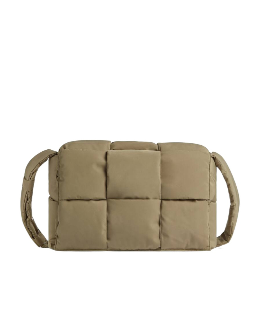 Bottega Veneta Pillow Cassette Messenger Bag In Brown