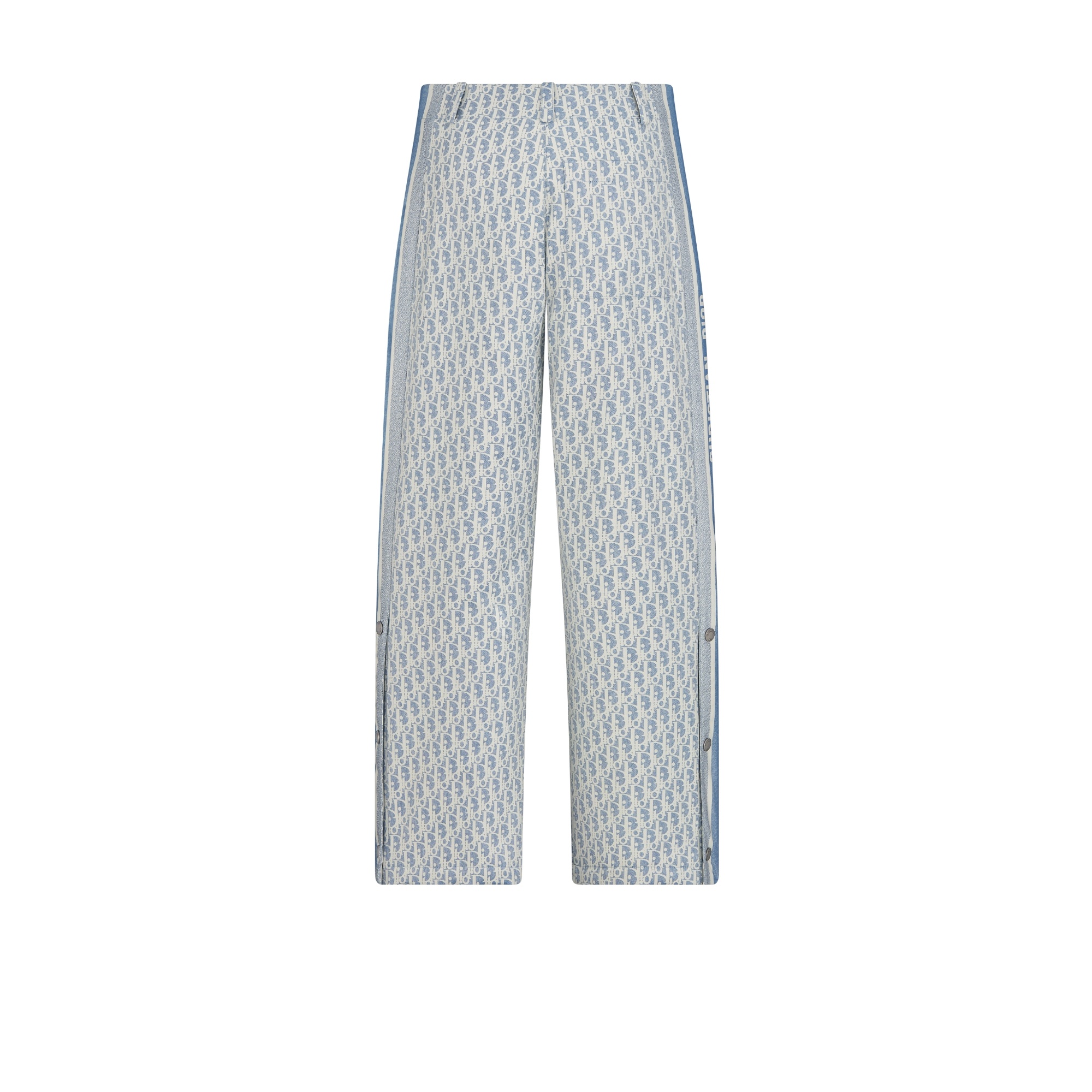 Dior Women Jacquard Technique Oblique Ski In Blue